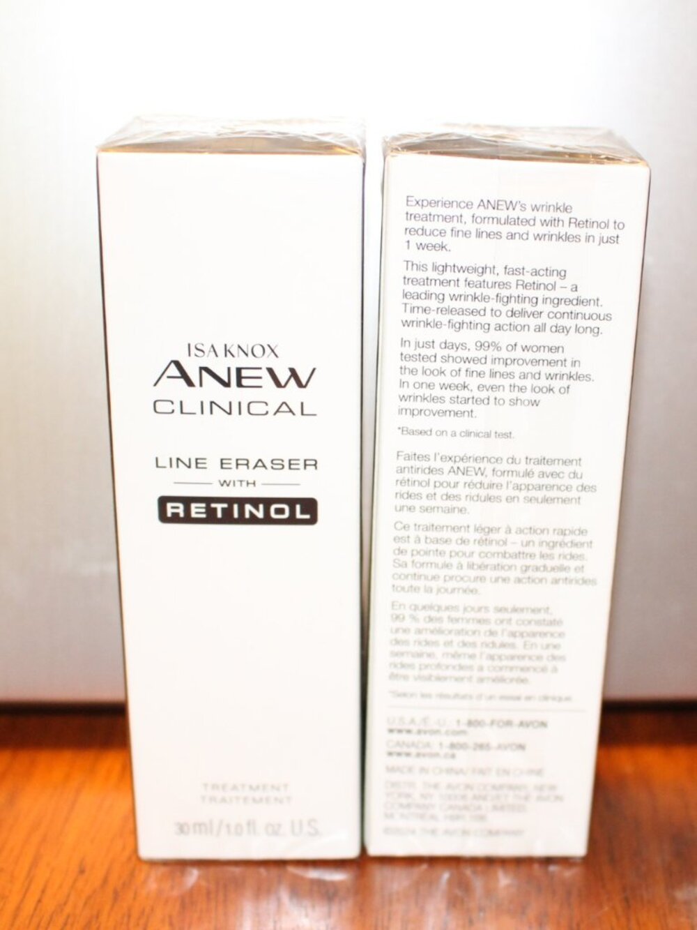 Lot of 2 NEW Isa Knox Anew Clinical Line Eraser with Retinol
